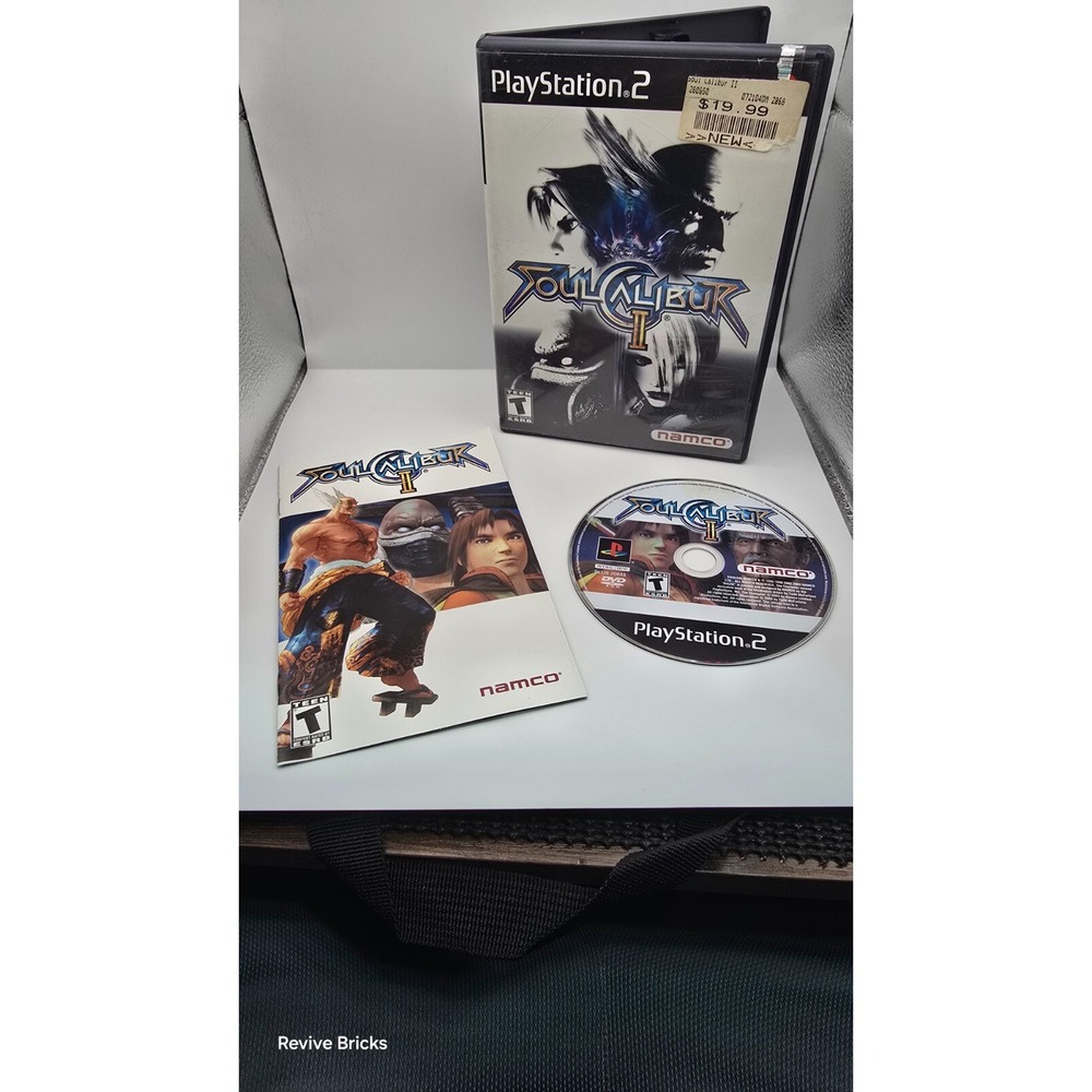 Soul Calibur II (Sony PlayStation 2 PS2, 2003) CIB Complete Tested Working Great